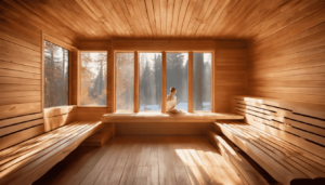 how long to stay in a sauna